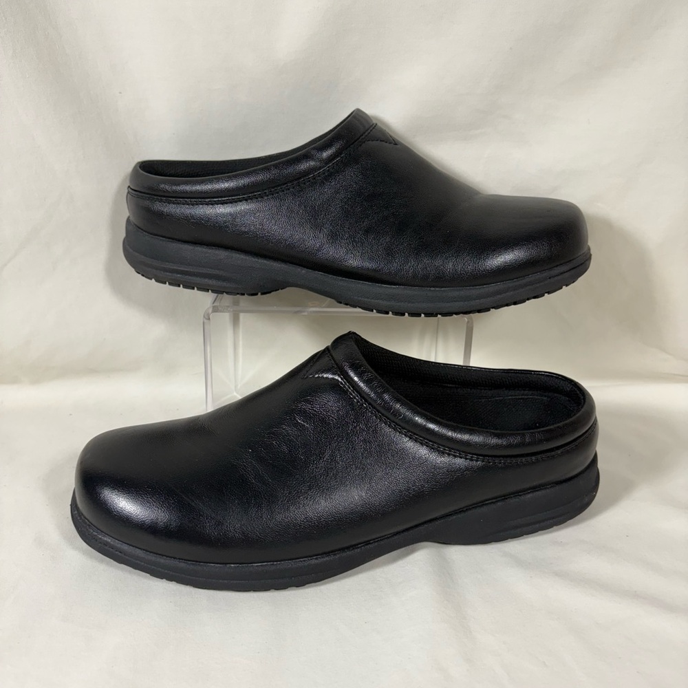 Nunn Bush Men's Work Black Slip On Mules Size 9M (84670-001)